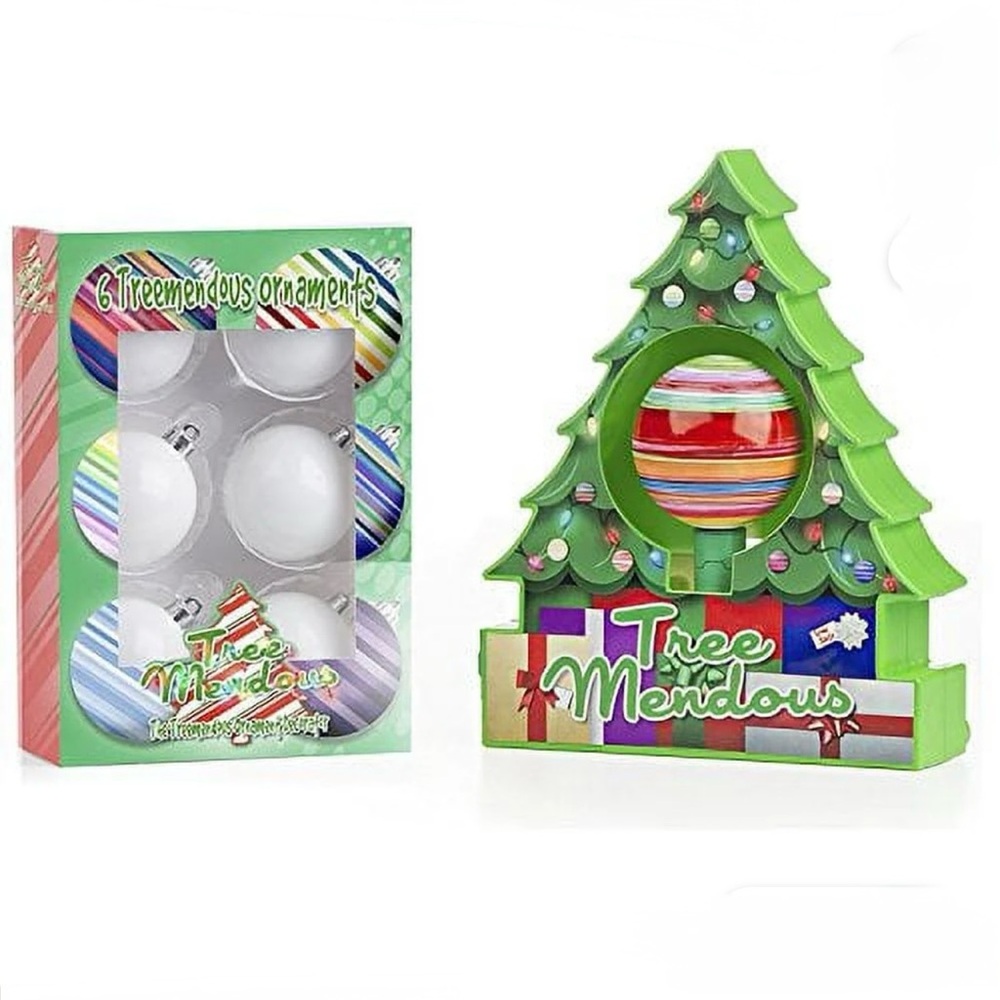 Tree Mendous Ornament Decorating Kit plus 2 extra 6 pack refills